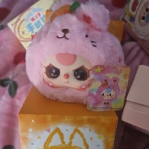 Baby 3 Cute Pink Plush Bunny Toy